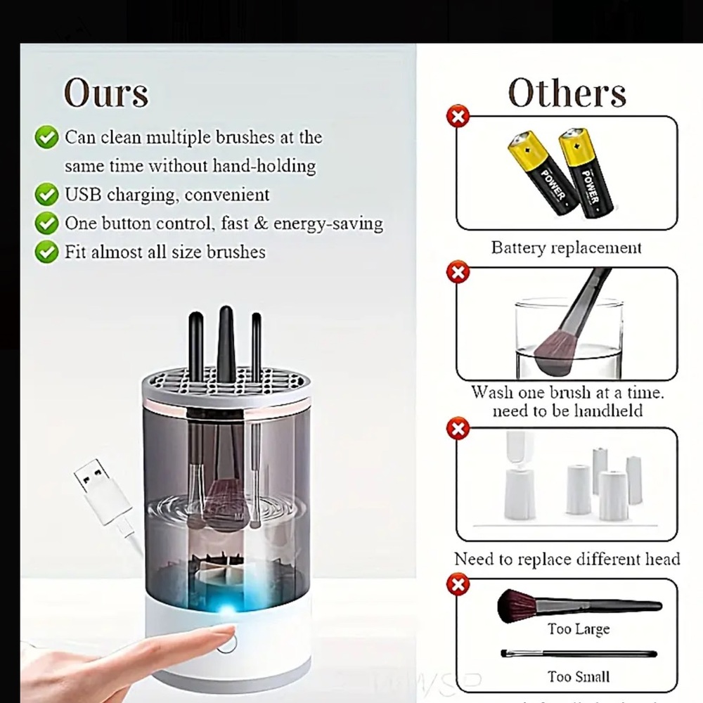 Electric Makeup Brush Cleaner - Picture 5 of 6